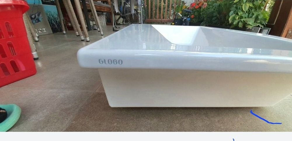 Lavoar globo forty3, montaj pe blat