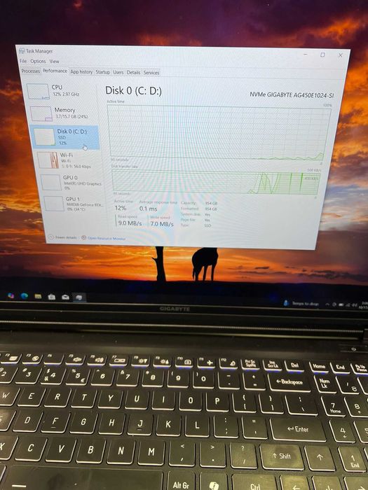 Hope Amanet P10/Laptop GigaByte G6X 9K,i7-13650HX,1 TB,16 GB 4060/8 GB