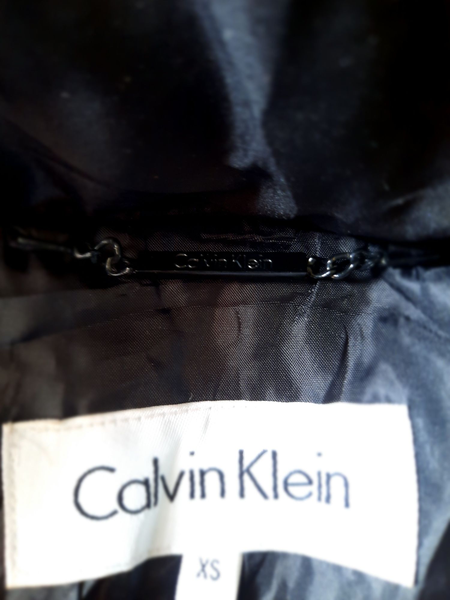 Дълго зимно яке с пух Calvin Klein