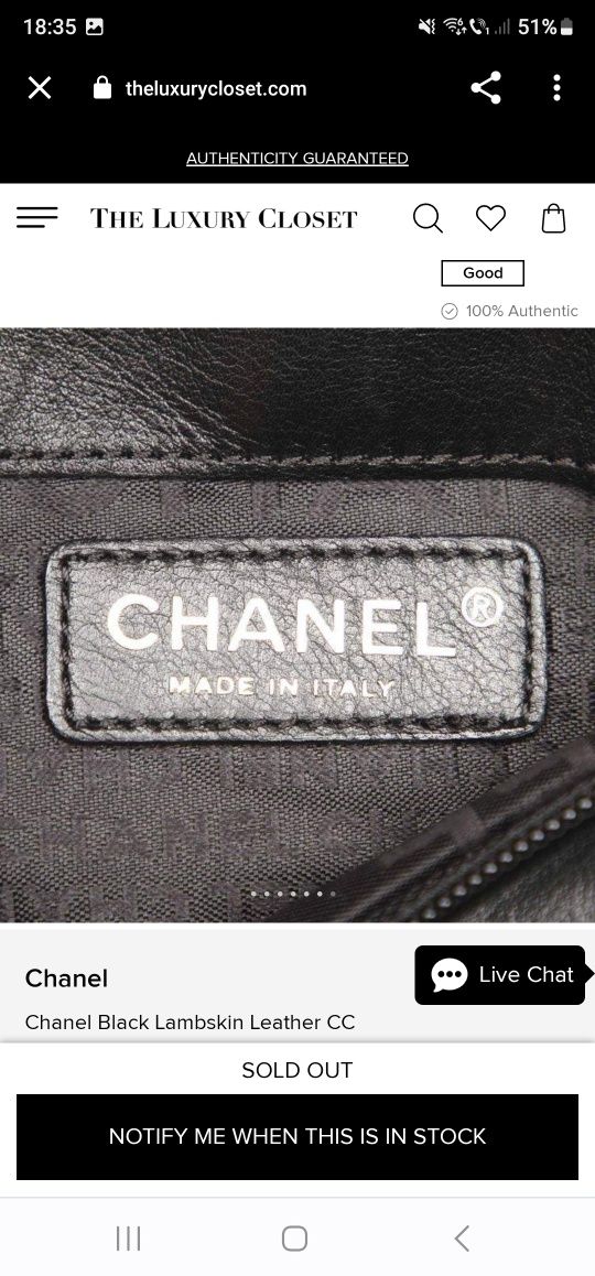 Geanta Chanel originala superba