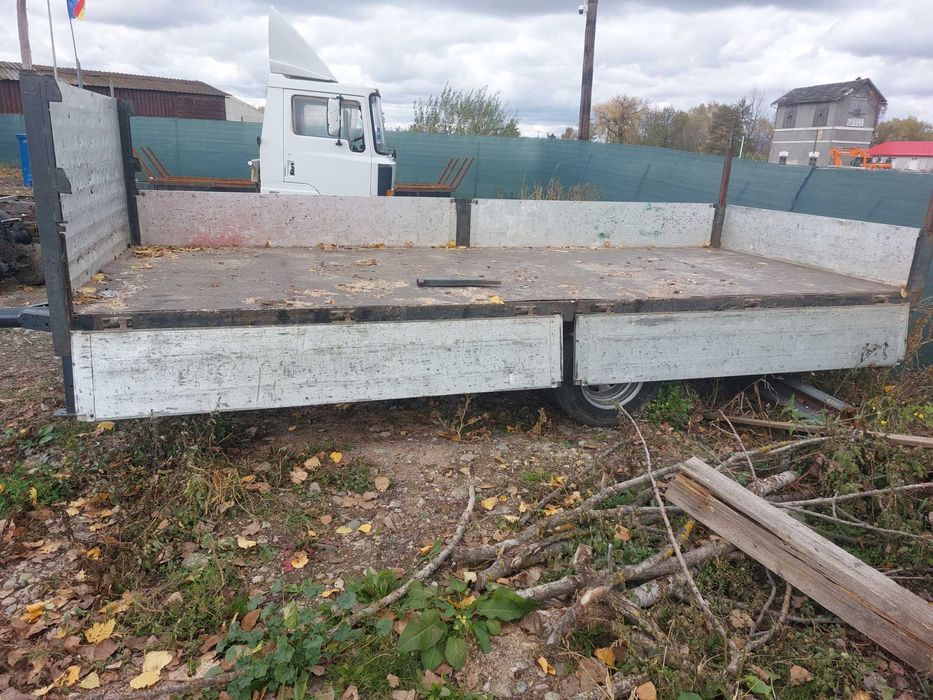 Remorca după tractor, bena 5 m lungime, 2.10 latime