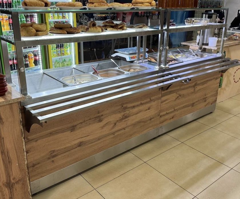 Линия раздачи. Оборудование для столовой