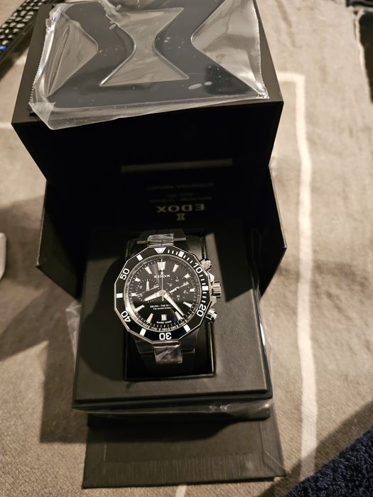 Ceas nou Edox Delphin Chrono Quartz 43mm