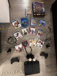 Se vinde playstation 3 cu foarte multe accesorii si jocuri