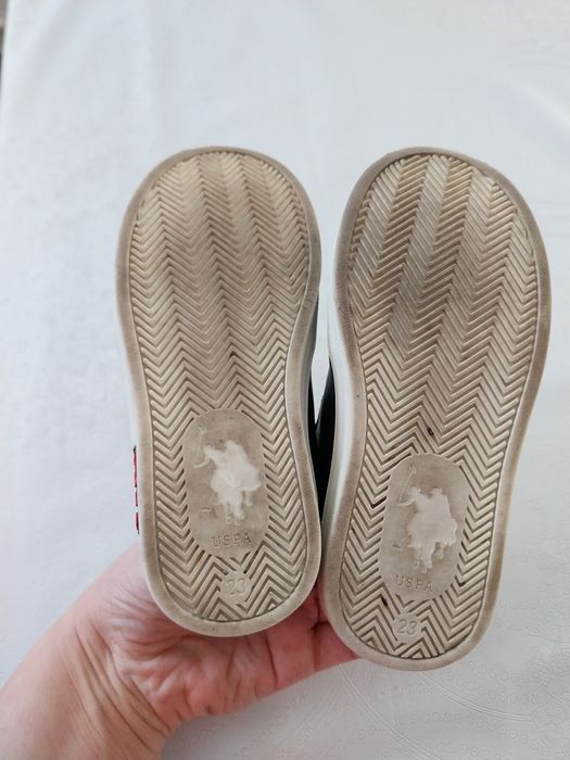 Оригинални кожени обувки за момче на Поло