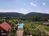 RATE Pensiune 12 cam Superba*** malul Lac Mocearu piscina ,16277mp