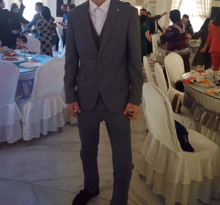 Костюм шалбар тройка