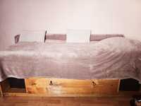 Vând pat lemn masiv (paltin)