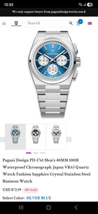 Pagani design Chronograph