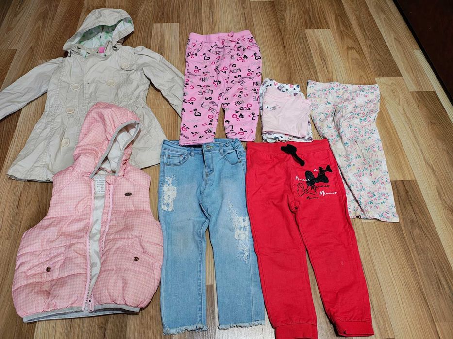 98 cm lot vesta pantaloni fata fetita 2 3 ani