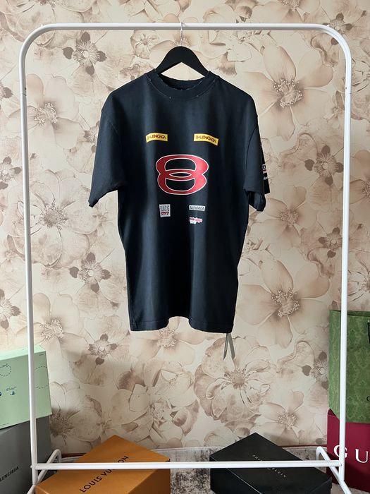 Tricou BALENCIAGA sponsor logos