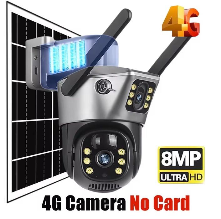 Camera solara 8MP cu 4G cartela sim
