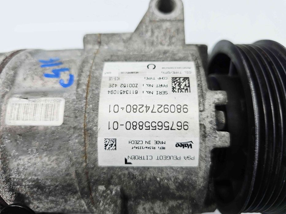 Compresor clima Peugeot 308 (II) [Fabr 2013-2020] 9875655880 2.0 hdi 9