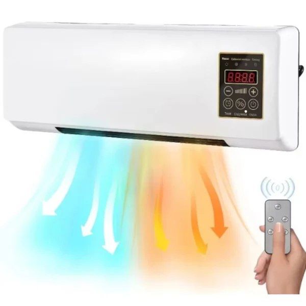 Климатик 2 в 1 Студено/Топло, от 16°C до 40°C, 1800 W, с дистанционно