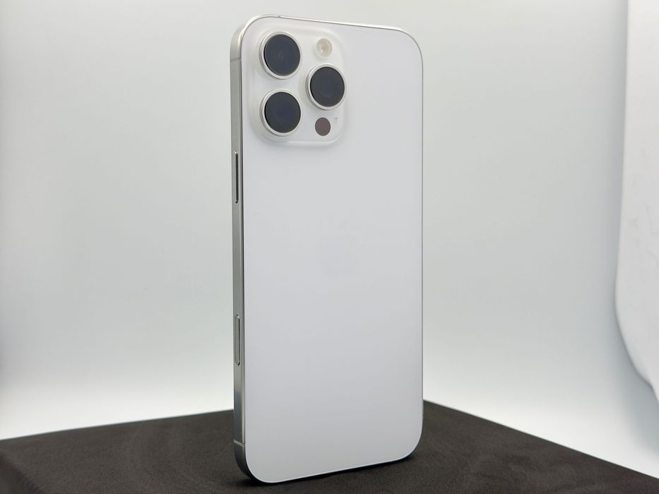 iPhone 16 Pro 256GB, 100%, White Titanium Garantie 2 ani CH-iOS T320