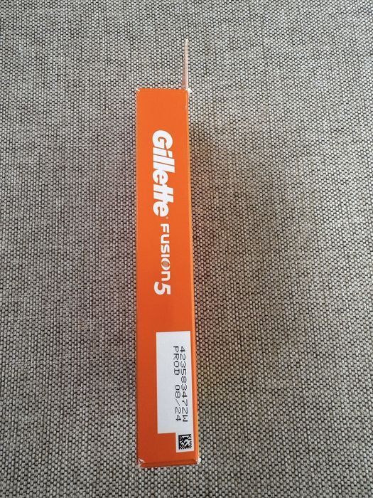 Rezerve lame Gillette Fusion 5 portocaliu noi sigilate 12 rezerve
