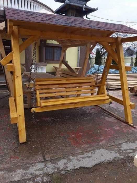 Leagăn lemn masiv