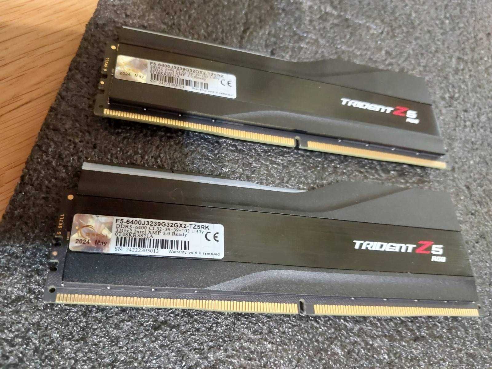 64GB DDR5 G.Skill Trident Z RGB, 6400Mhz, CL32
