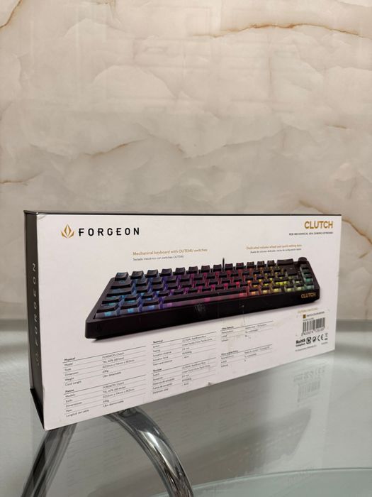 Tastatura Mecanica Forgeon Clutch RGB 60% Keyboard Gaming NOUA