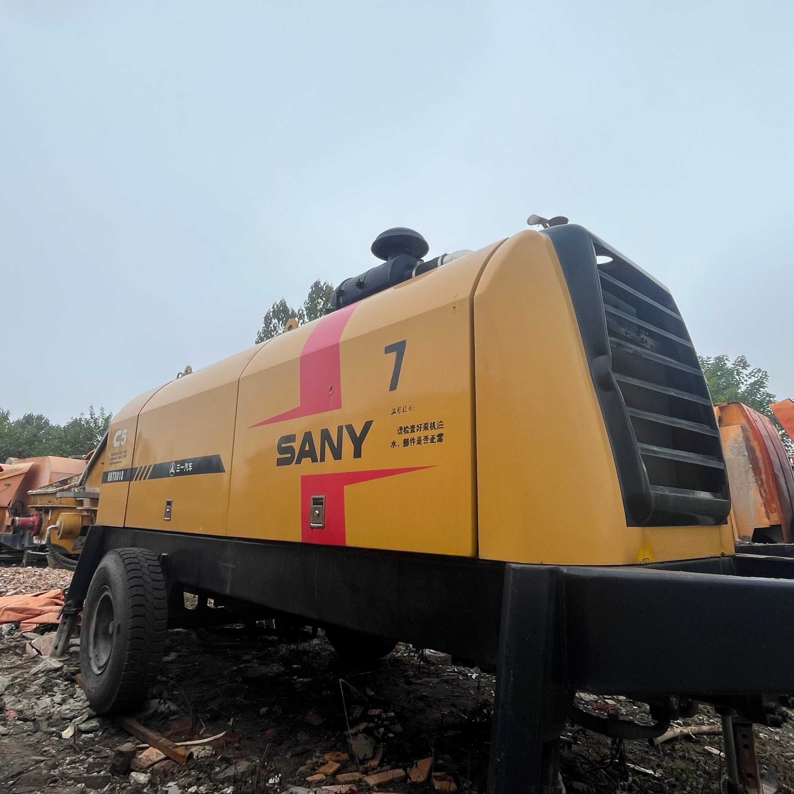 SANY стационарный бетононасос HBT8018.