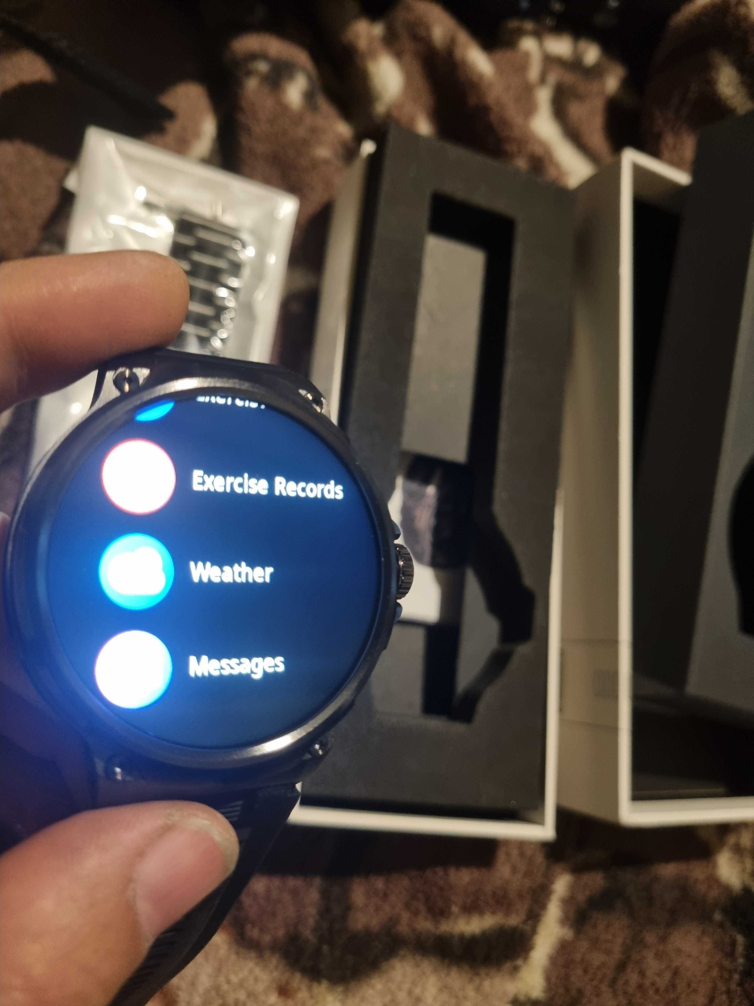 Ceas smartwatch cu display super amoled, microfon ,difuzor incorporat