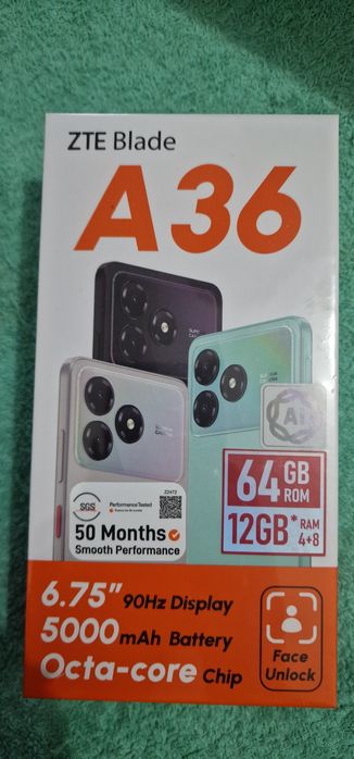 ZTE A36 смартфон