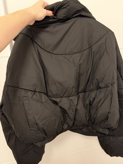 Зимно яке с кожена яка