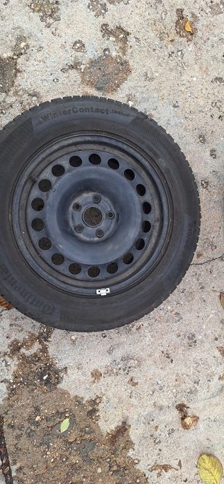 anvelope iarna  +jante tabla originale vw