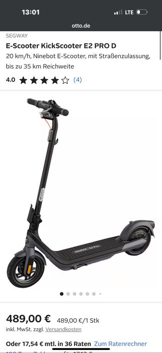 Trotinetă electrică ninebot E pro 2