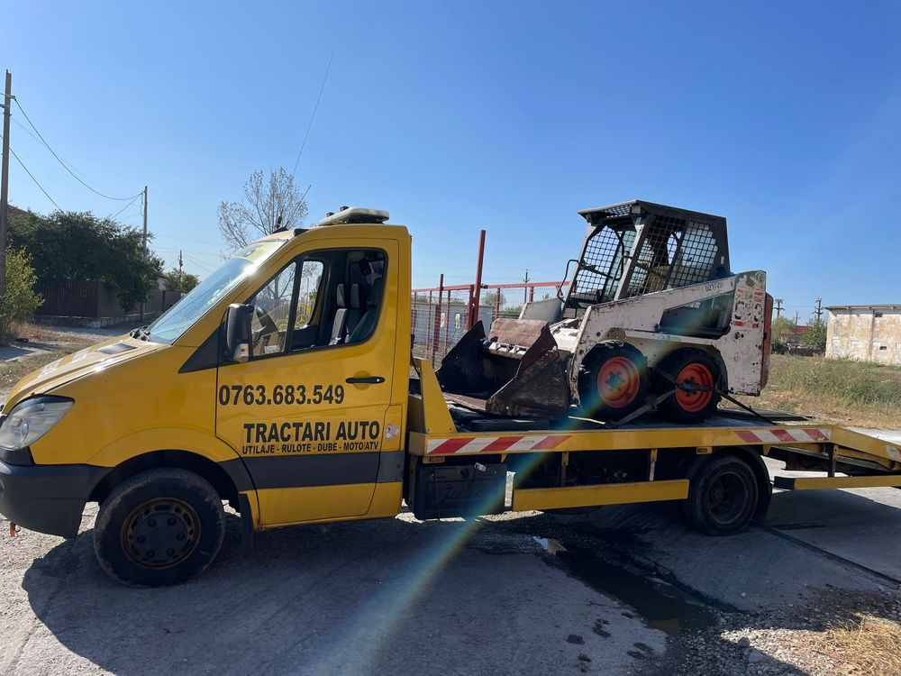 Tractari auto mot Transport dube utilaje Platforma auto Asistenta