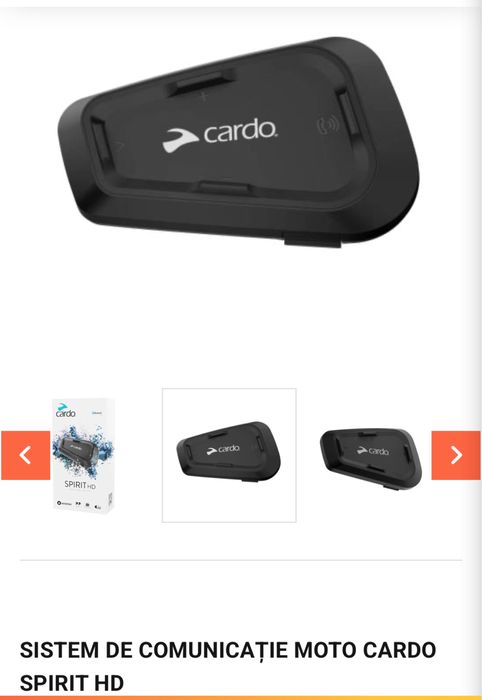 Intercom Moto Cardo, spirit Hd, sigilat, transport inclus
