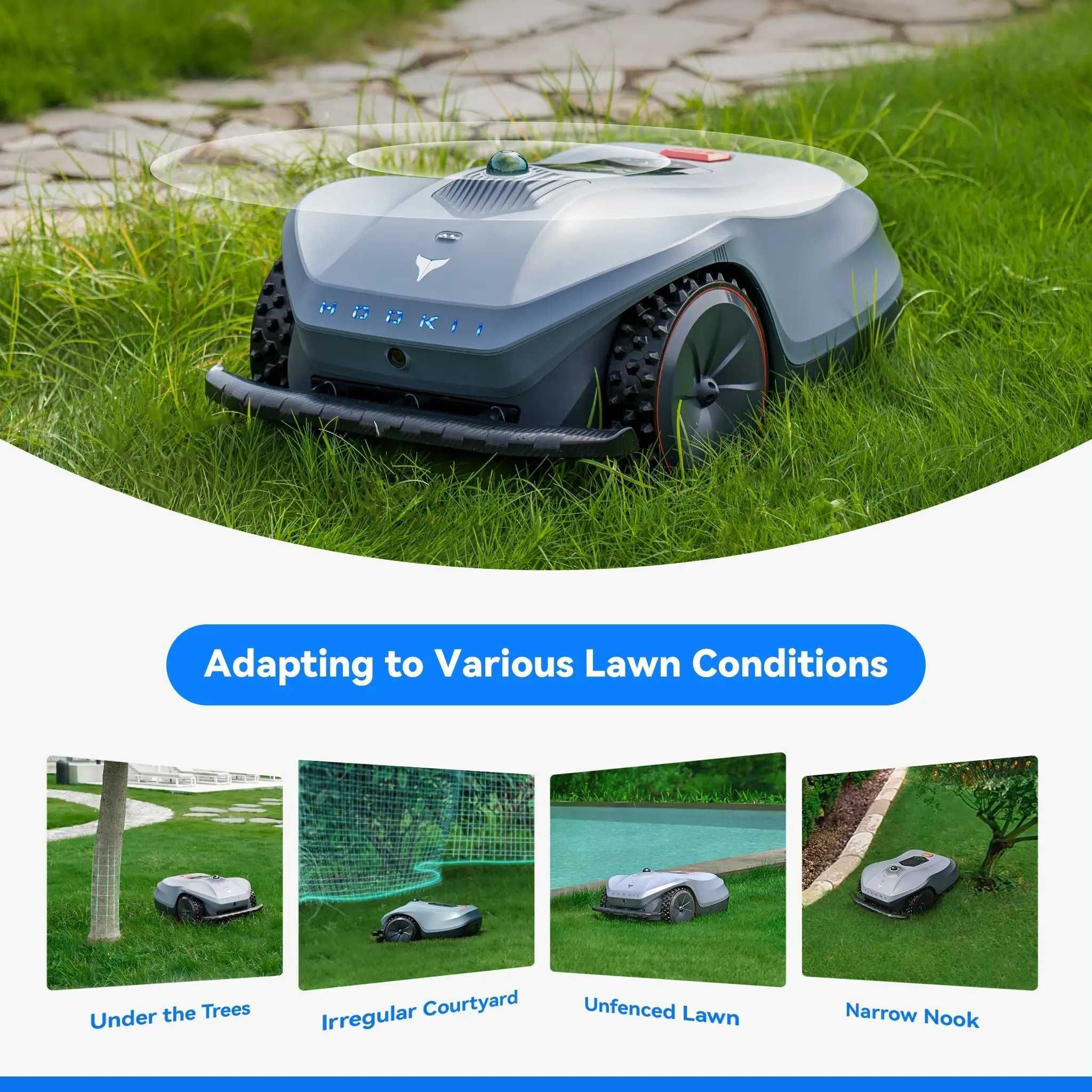 Robot tuns gazon Neomow X cu 3D Lidar Slam