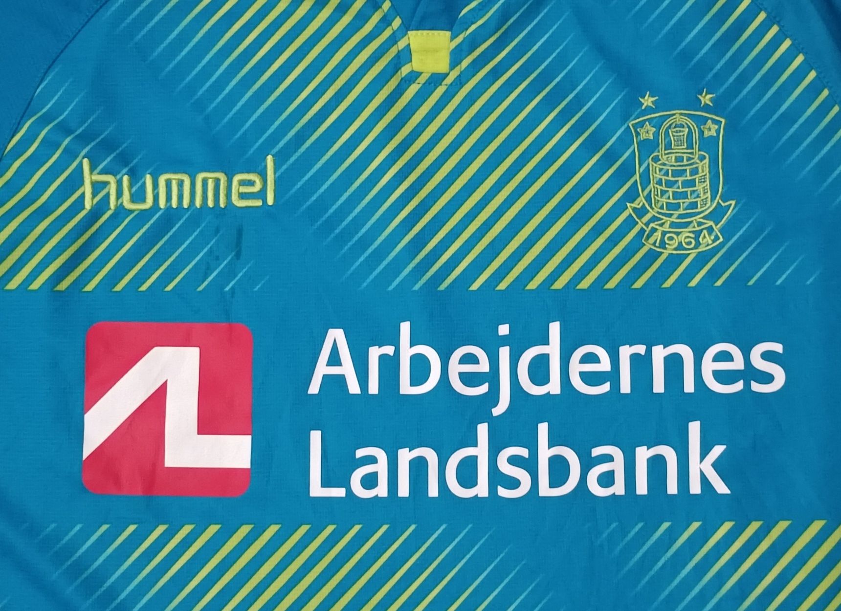Hummel Brondby IF Third Jersey оригинална тениска L футбол фланелка