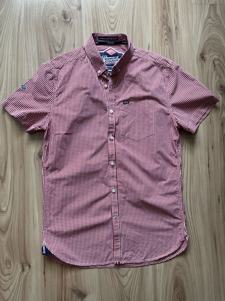 SUPERDRY / мъжка риза къс ръкав М