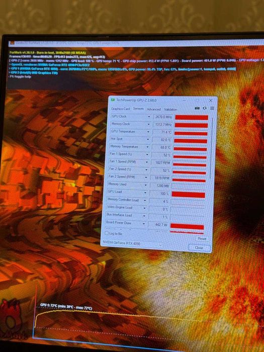 MSI Ventus 3x RTX4090 24GB 384BIT GDDR6X OC Пломба Есть