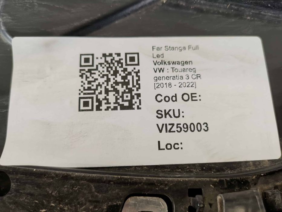 Фар Ляв Full Led Фолксваген VW Тоарег / Volkswagen VW Touareg [ - ] Ор