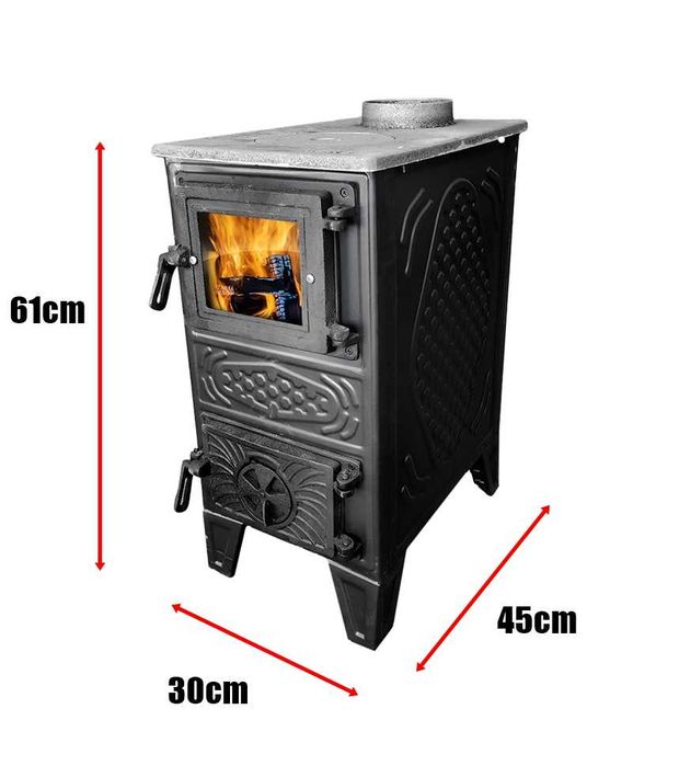 Soba Mini Semineu Tabla Samotat Lemne Plita Gatit LIVRATGRATUIT HR