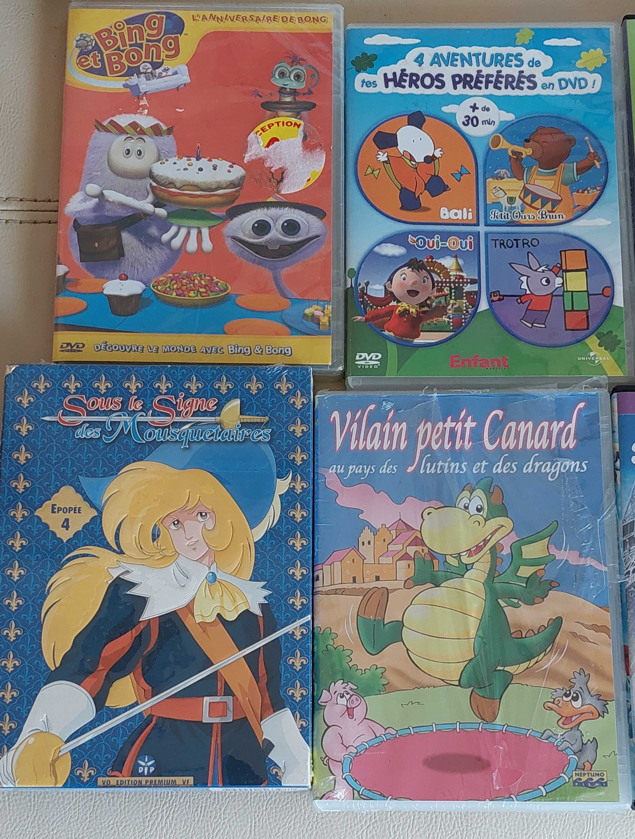 DVD Filme  , desene animate, in limba franceza/spaniola