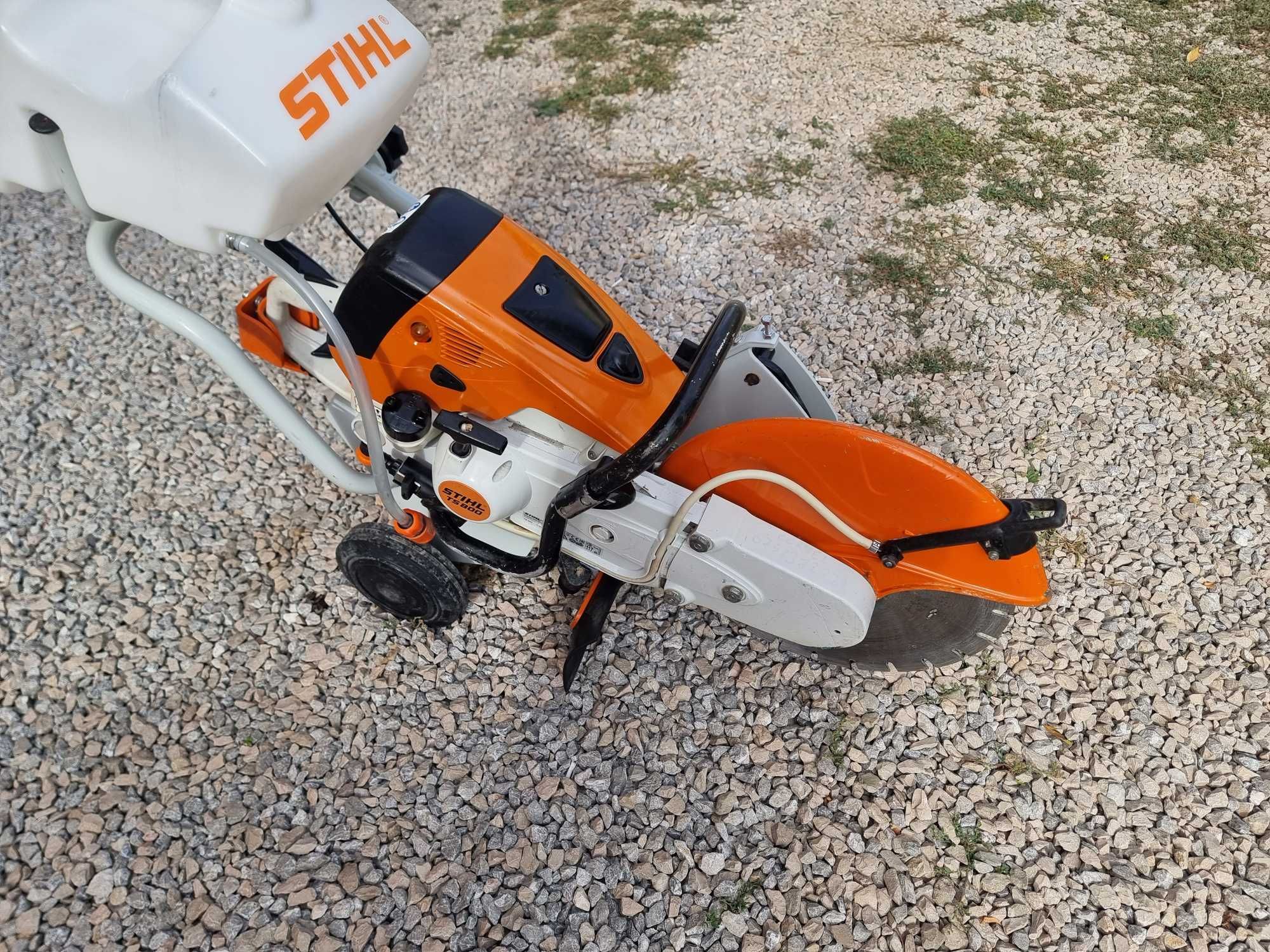 Stihl TS 800 - TS 500I - ръчен бензинов фугорез със количка