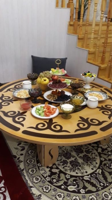 Жозы стол - Жер стол - Раскладной - Жиналмалы