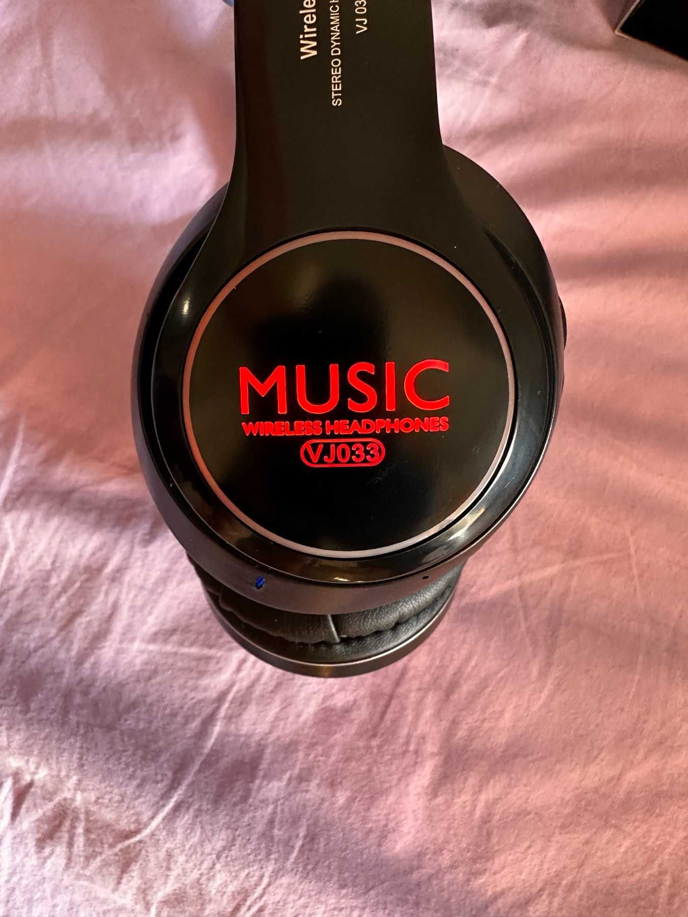 Мултифункционални слушалки VJ033, Bluetooth, FM,MP3,микрофон,mSD