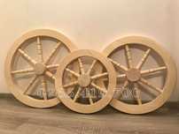 Roata lemn fantana - roti din lemn decorative