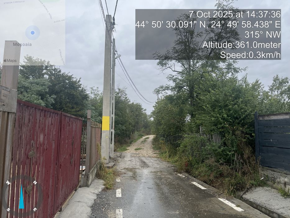 Teren  de vanzare in suprafata de  2000 mp in Sat Smeura, Jud. Arges