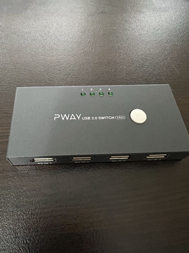 Usb switch PWAY Нов !