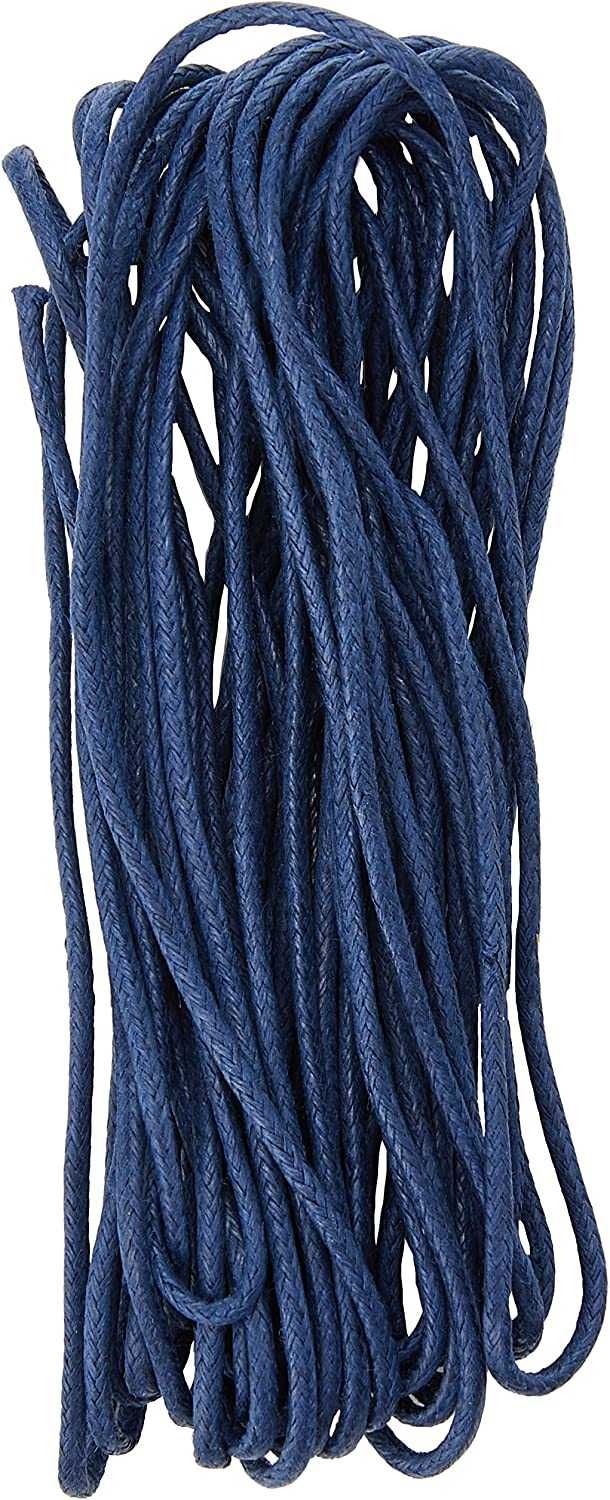 кожарски парафиниран памучен шнур, 2 мм, 6м, 2 модела, конец, въже