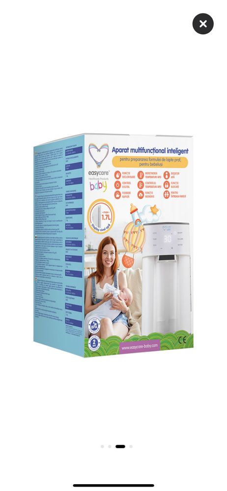 Уред Easycare® Baby За приготвяне на адаптирано мляко за бебета