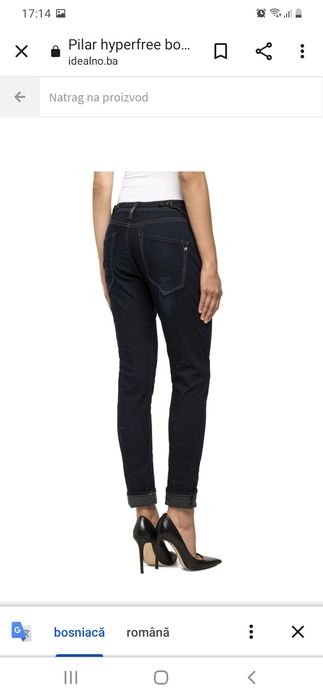 Blugi noi Replay model boyfriend