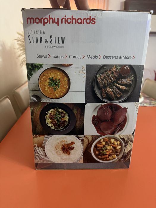 Slow Cooker Morphy Richards Titanium Sear & Stew, nou.