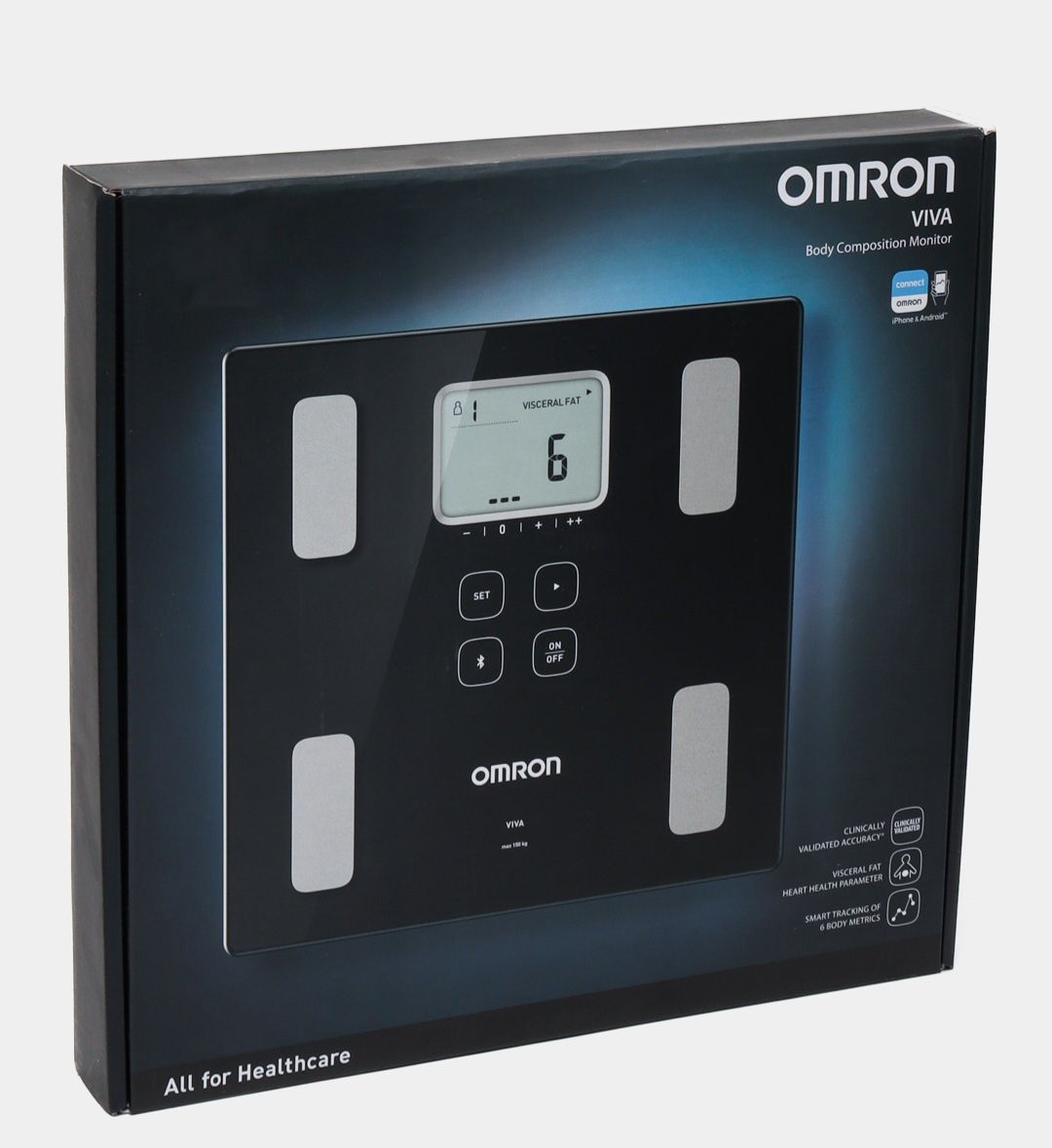 Умные весы Omron viva показателей тела, Bluetooth подключение