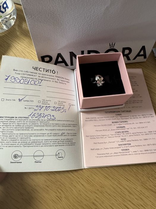 Сребърен Талисман Пандора